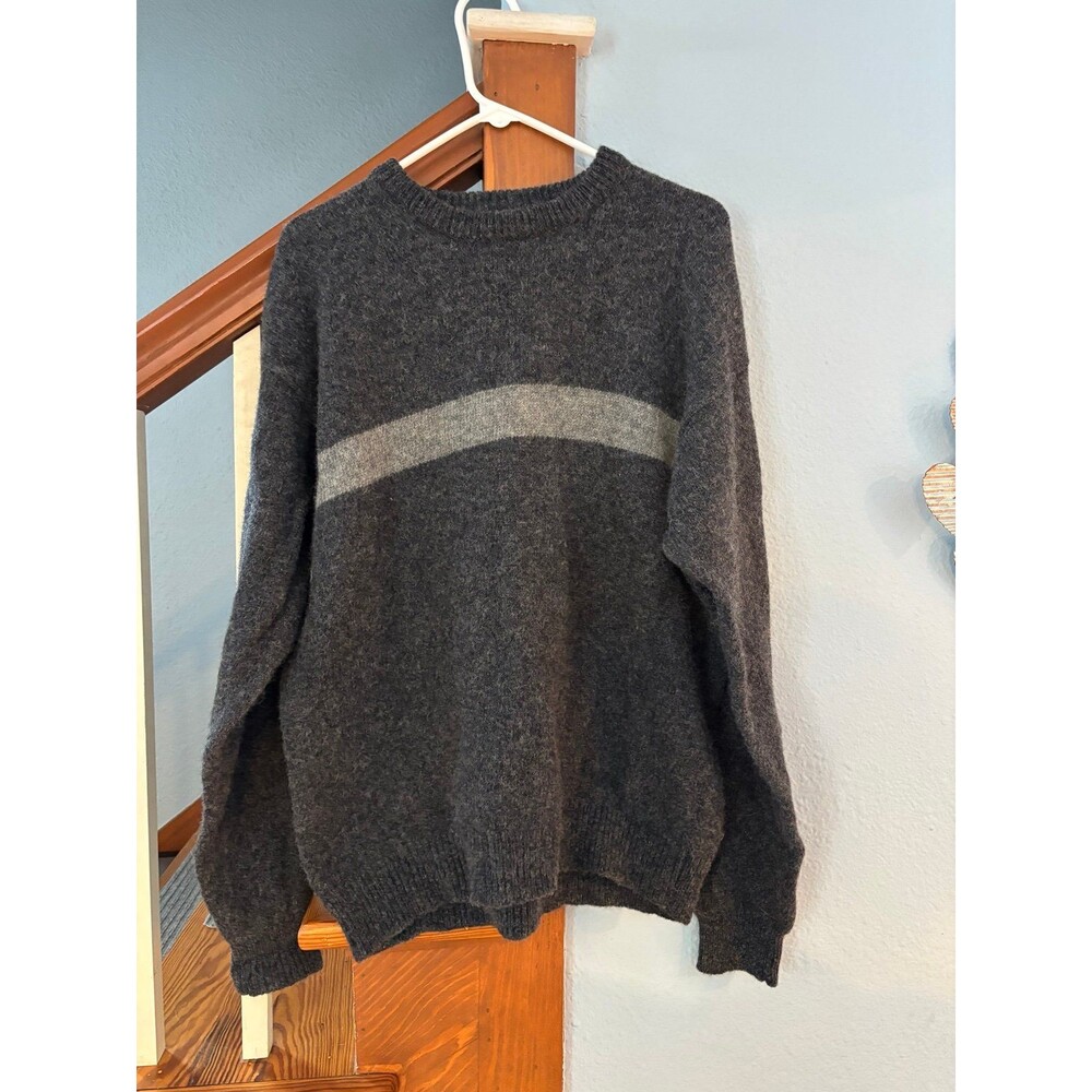 90's Vintage NorthCrest 100% Wool Pullover Sweater Men’s L 42-44 Eco Friendly